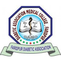 Diabetic Association Medical College (DAMCF) Faridpur Logo